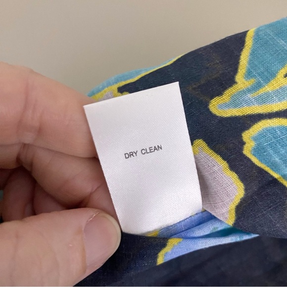 NEW Daniel Rainn Embroidered Floral Top Blouse Small Black Multi Linen Blend NWT - Picture 12 of 12